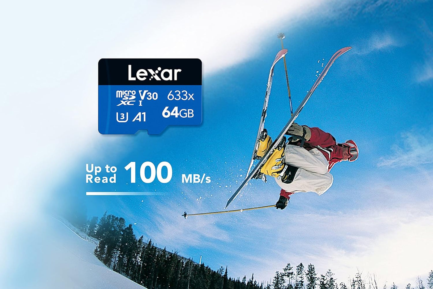 Lexar 633x 64GB Micro SD Card, microSDXC